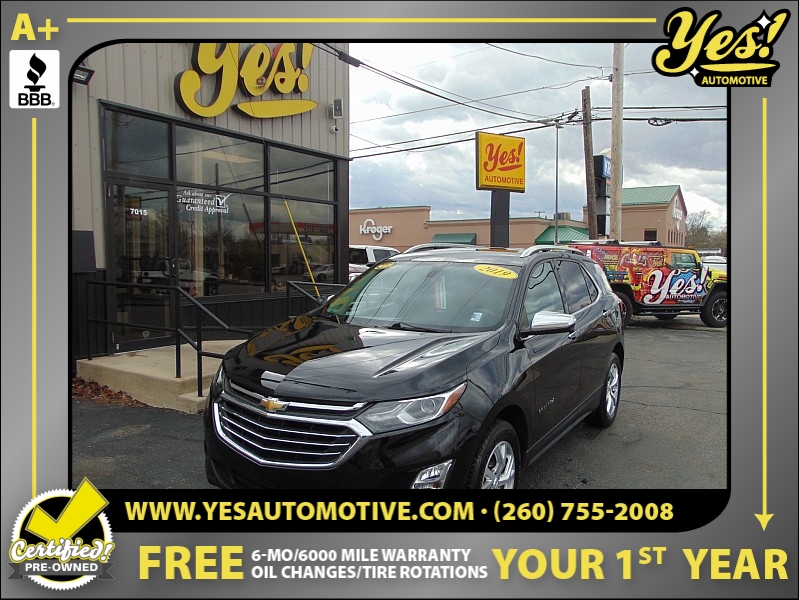 Used 2019  Chevrolet Equinox 4d SUV AWD Premier w/1LZ at Yes Automotive near Fort Wayne, IN