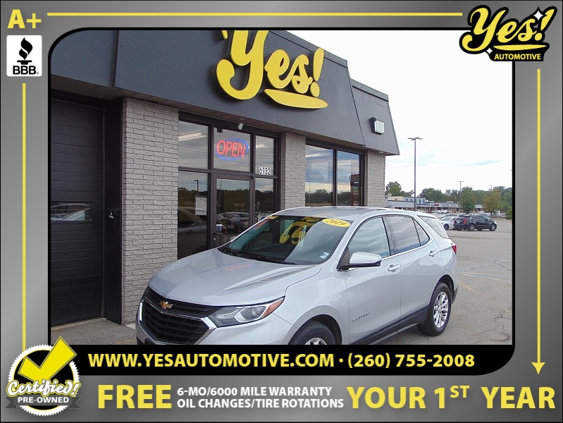 Used 2019 Chevrolet Equinox 4d SUV FWD LT w/1LT at Yes Automotive near Fort Wayne, IN