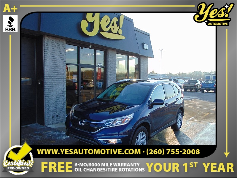 Used 2016  Honda CR-V 4d SUV FWD EX-L at Yes Automotive near Fort Wayne, IN