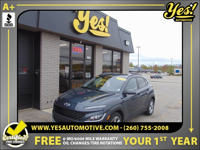 Used 2022 Hyundai Kona SEL Auto AWD at Yes Automotive near Fort Wayne, IN