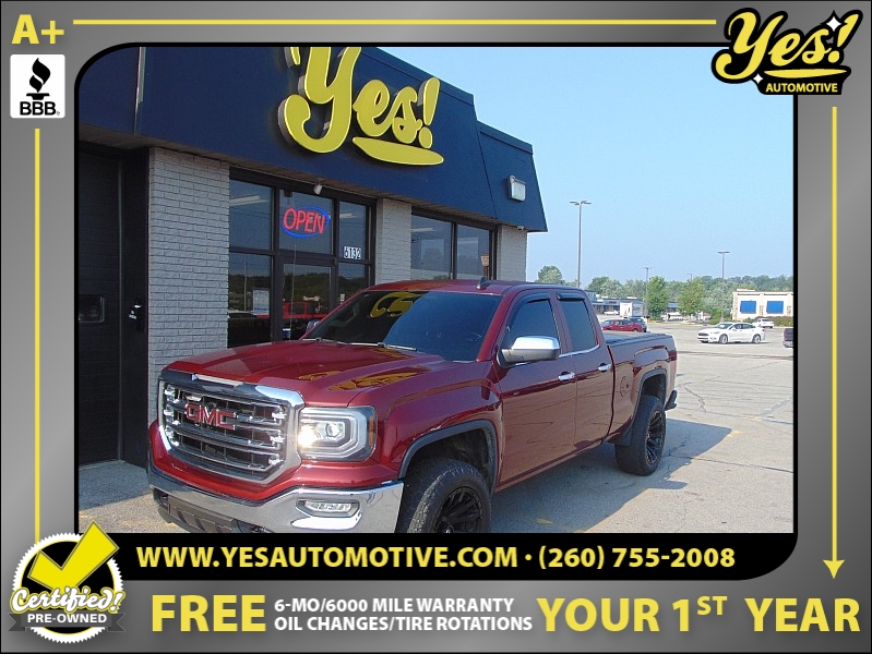 Used 2016 GMC Sierra 1500 4WD Double Cab SLT at Yes Automotive near Fort Wayne, IN