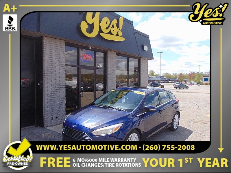 Used 2016  Ford Focus 4d Hatchback Titanium at Yes Automotive near Fort Wayne, IN