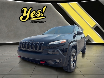 Used 2017 Jeep Cherokee 4d SUV 4WD Trailhawk V6 L Plus at Yes Automotive near Fort Wayne, IN