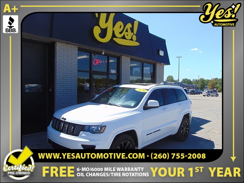 Used 2020  Jeep Grand Cherokee 4d SUV 4WD Laredo Altitude at Yes Automotive near Fort Wayne, IN