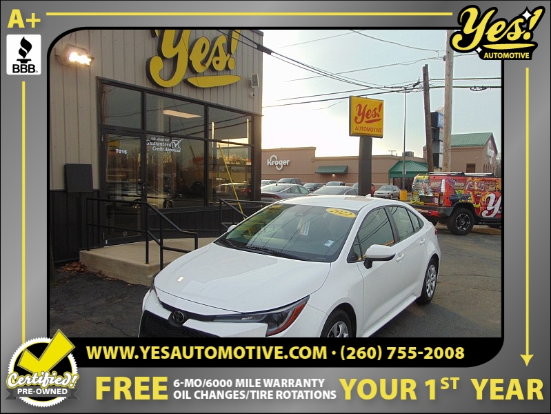 Used 2022  Toyota Corolla LE CVT at Yes Automotive near Fort Wayne, IN