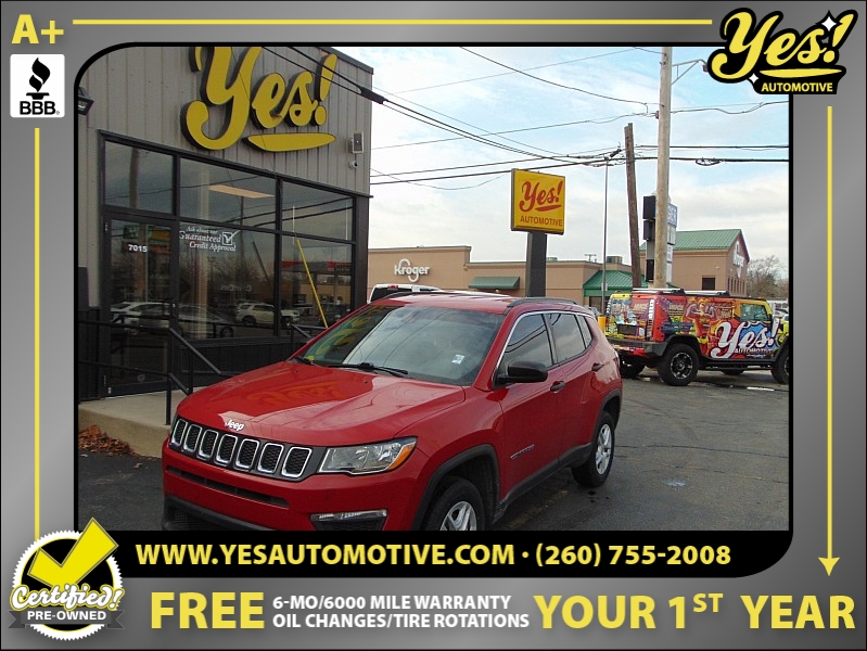 Used 2021  Jeep Compass Sport 4x4 at Yes Automotive near Fort Wayne, IN