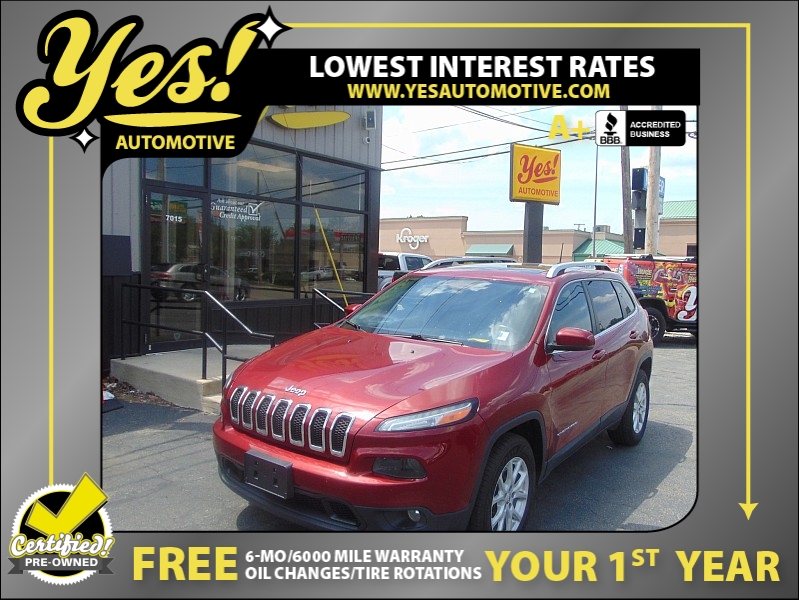 Used 2016  Jeep Cherokee 4d SUV 4WD Latitude V6 at Yes Automotive near Fort Wayne, IN