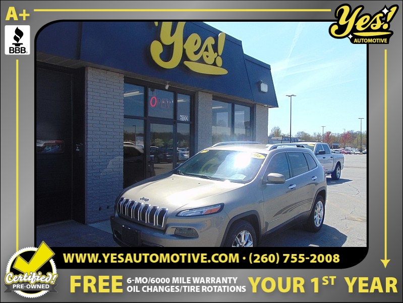 Used 2016  Jeep Cherokee 4d SUV 4WD Limited at Yes Automotive near Fort Wayne, IN