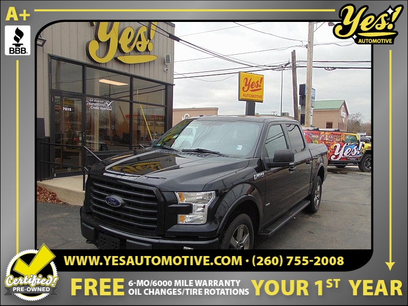 Used 2017  Ford F-150 4WD SuperCrew XLT 5 1/2 at Yes Automotive near Fort Wayne, IN