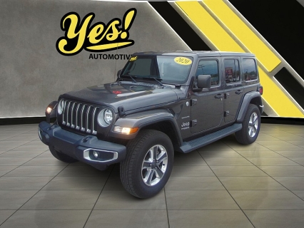 Used 2020 Jeep Wrangler Unlimited 4d SUV 4WD Sahara Altitude at Yes Automotive near Fort Wayne, IN
