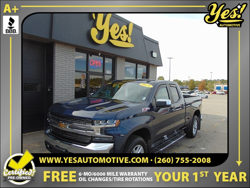 Used 2020  Chevrolet Silverado 1500 4WD Double Cab LT at Yes Automotive near Fort Wayne, IN
