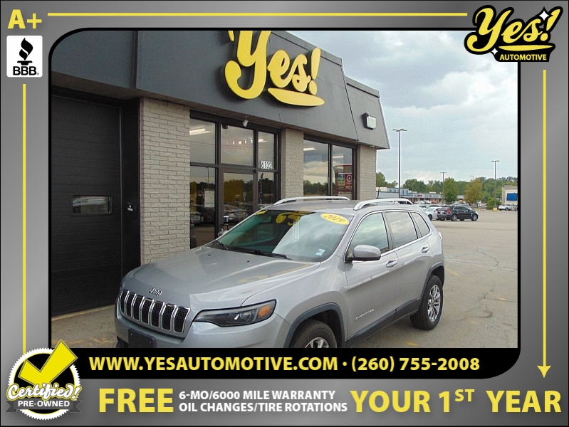 Used 2019 Jeep Cherokee 4d SUV 4WD Latitude Plus 2.4L at Yes Automotive near Fort Wayne, IN