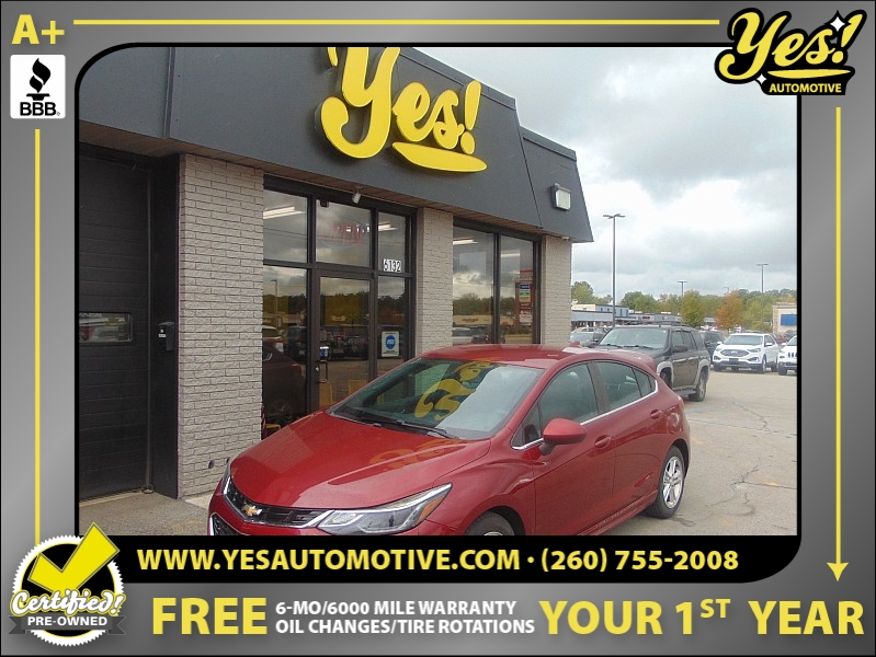 Used 2017 Chevrolet Cruze 4d Hatchback LT Auto at Yes Automotive near Fort Wayne, IN