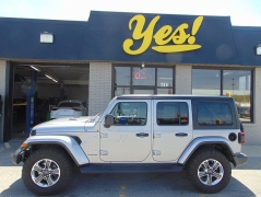 Used 2018 Jeep Wrangler Unlimited 4d SUV 4WD Sahara at Yes Automotive near Fort Wayne, IN