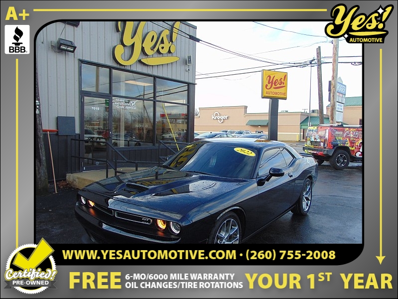 Used 2022  Dodge Challenger GT RWD at Yes Automotive near Fort Wayne, IN