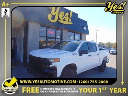 Used 2020 Chevrolet Silverado 1500 4WD Crew Cab Custom Trail Boss at Yes Automotive near Fort Wayne, IN