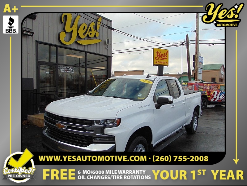 Used 2020  Chevrolet Silverado 1500 2WD Double Cab LT at Yes Automotive near Fort Wayne, IN