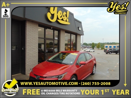 Used 2021 Toyota Corolla LE CVT at Yes Automotive near Fort Wayne, IN