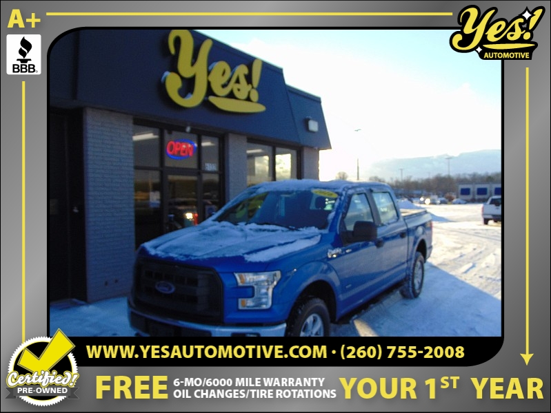 Used 2016  Ford F-150 4WD SuperCrew XL 5 1/2 at Yes Automotive near Fort Wayne, IN