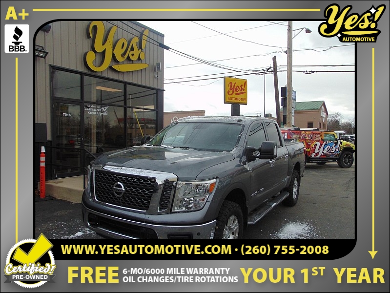 Used 2018  Nissan Titan 4WD Crew Cab SV at Yes Automotive near Fort Wayne, IN