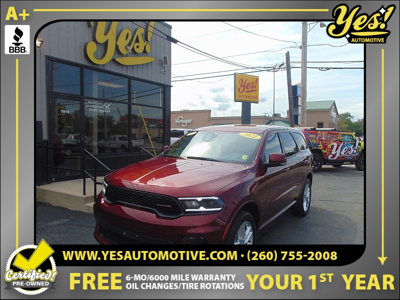 Used 2021  Dodge Durango GT Plus AWD at Yes Automotive near Fort Wayne, IN