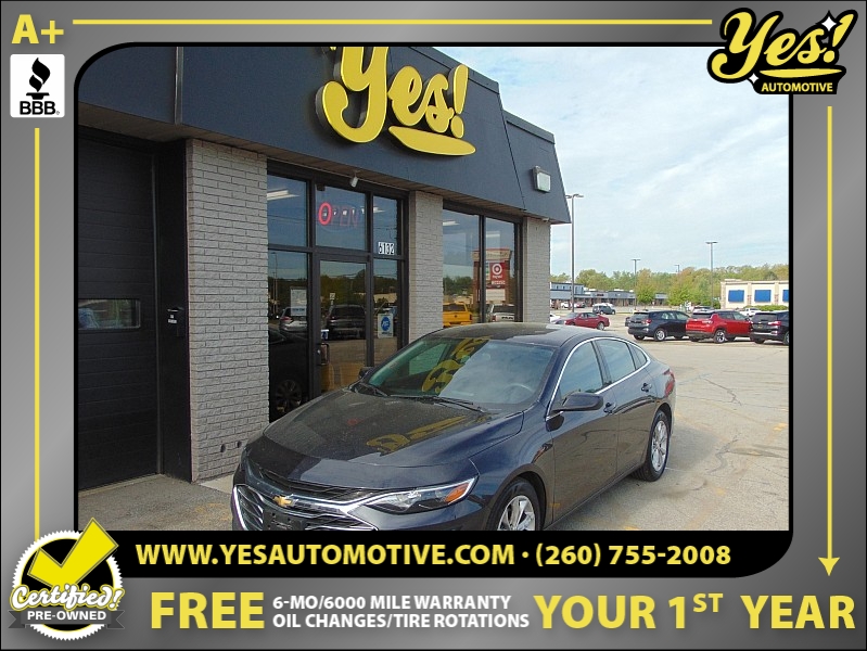 Used 2023  Chevrolet Malibu 4dr Sdn 1LT at Yes Automotive near Fort Wayne, IN