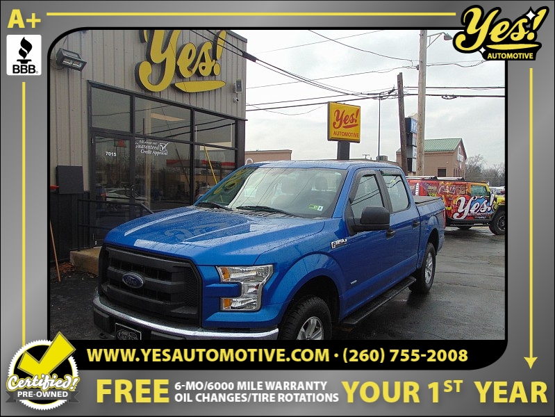 Used 2016  Ford F-150 4WD SuperCrew XL 5 1/2 at Yes Automotive near Fort Wayne, IN