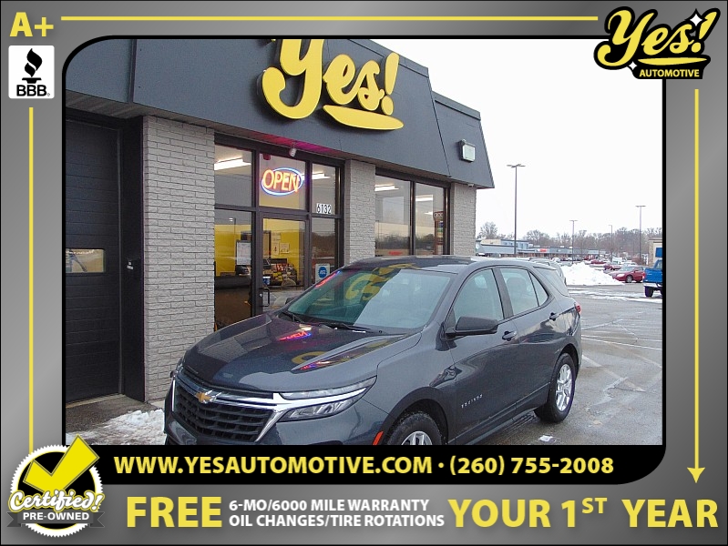 Used 2022  Chevrolet Equinox FWD 4dr LS w/1LS at Yes Automotive near Fort Wayne, IN