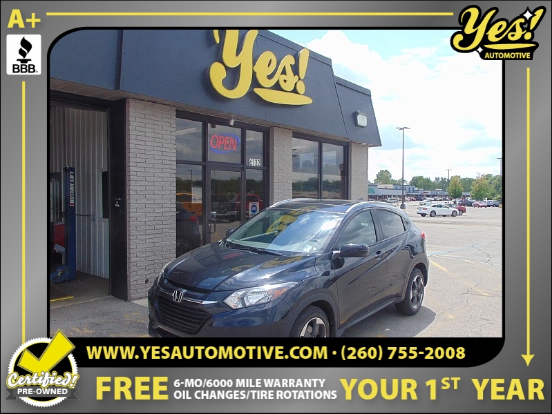 Used 2018 Honda HR-V 4d SUV AWD EX-L Navigation at Yes Automotive near Fort Wayne, IN