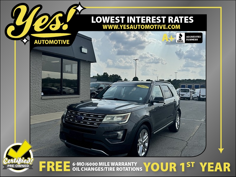 Used 2016  Ford Explorer 4d SUV FWD XLT at Yes Automotive near Fort Wayne, IN