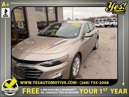Used 2024 Chevrolet Malibu 4dr Sdn 1LT at Yes Automotive near Fort Wayne, IN