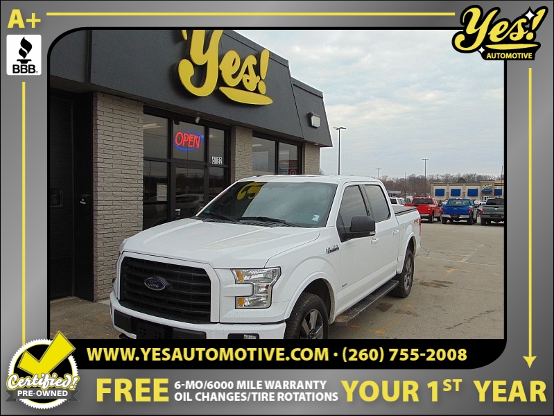 Used 2017  Ford F-150 4WD SuperCrew XLT 5 1/2 at Yes Automotive near Fort Wayne, IN