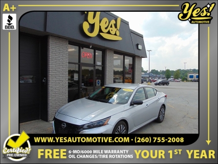 Used 2024 Nissan Altima 2.5 SV Sedan at Yes Automotive near Fort Wayne, IN