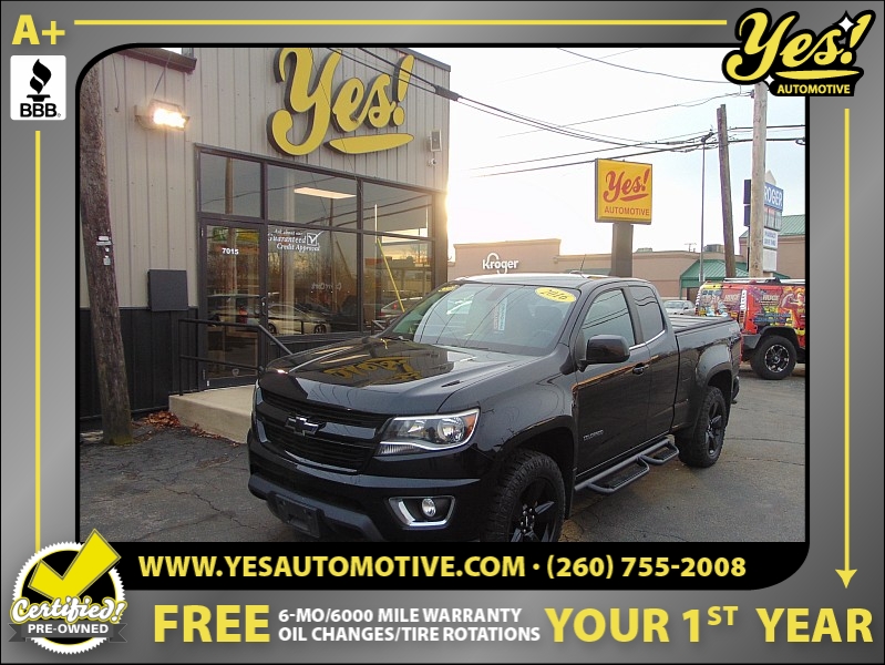 Used 2016  Chevrolet Colorado 4WD Ext Cab LT at Yes Automotive near Fort Wayne, IN