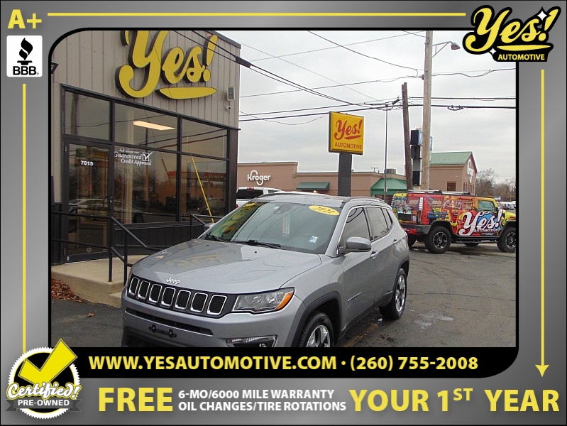 Used 2021  Jeep Compass Limited 4x4 at Yes Automotive near Fort Wayne, IN