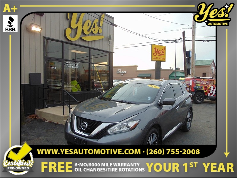 Used 2017  Nissan Murano 4d SUV AWD Platinum at Yes Automotive near Fort Wayne, IN