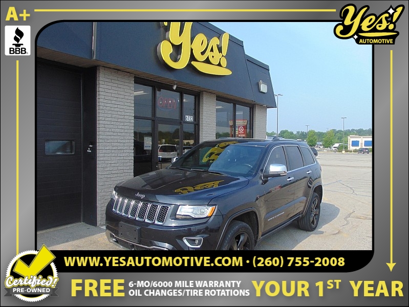 Used 2015 Jeep Grand Cherokee 4d SUV 4WD Overland High Altitude at Yes Automotive near Fort Wayne, IN