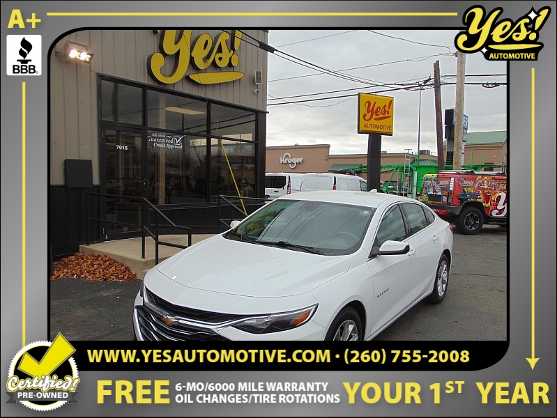 Used 2022  Chevrolet Malibu 4dr Sdn LT at Yes Automotive near Fort Wayne, IN