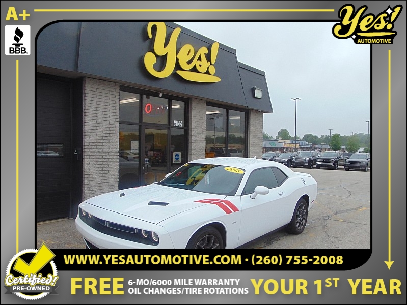 Used 2018 Dodge Challenger 2d Coupe GT AWD at Yes Automotive near Fort Wayne, IN
