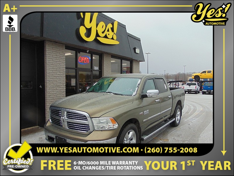 Used 2014  Ram 1500 4WD Crew Cab SLT at Yes Automotive near Fort Wayne, IN