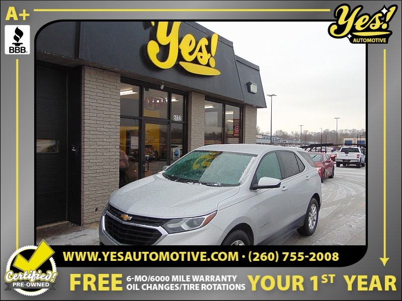 Used 2020  Chevrolet Equinox 4d SUV FWD LT w/2FL at Yes Automotive near Fort Wayne, IN