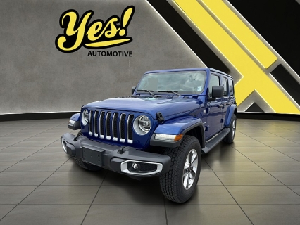Used 2020 Jeep Wrangler Unlimited 4d SUV 4WD Sahara at Yes Automotive near Fort Wayne, IN