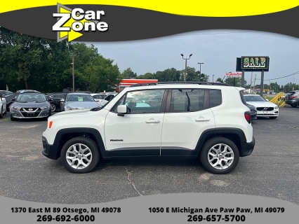 Used 2015 Jeep Renegade 4d SUV 4WD Latitude at Car Zone Sales near Otsego, MI