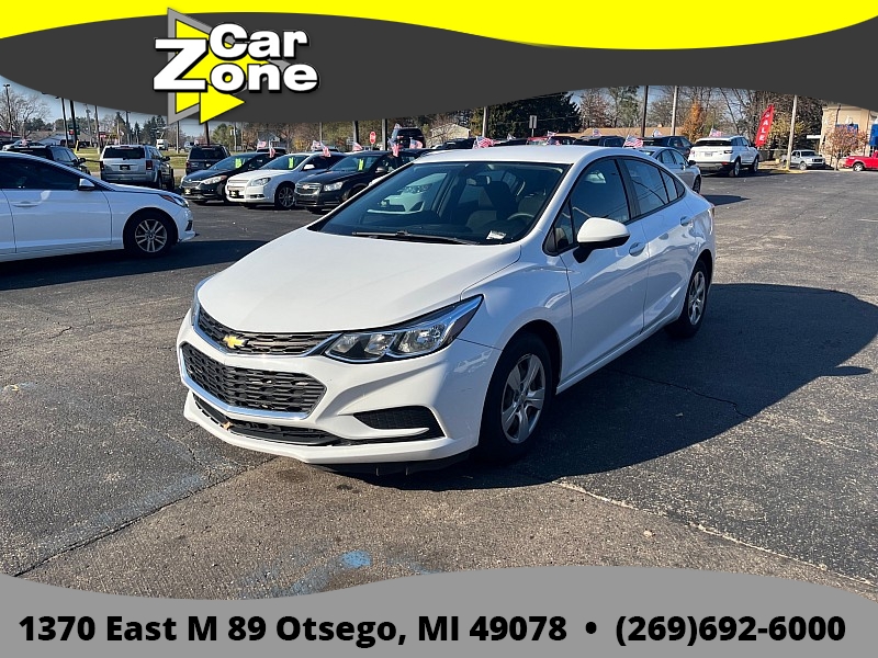 Used 2017  Chevrolet Cruze 4d Sedan LS Auto at Car Zone Sales near Otsego&comma; MI
