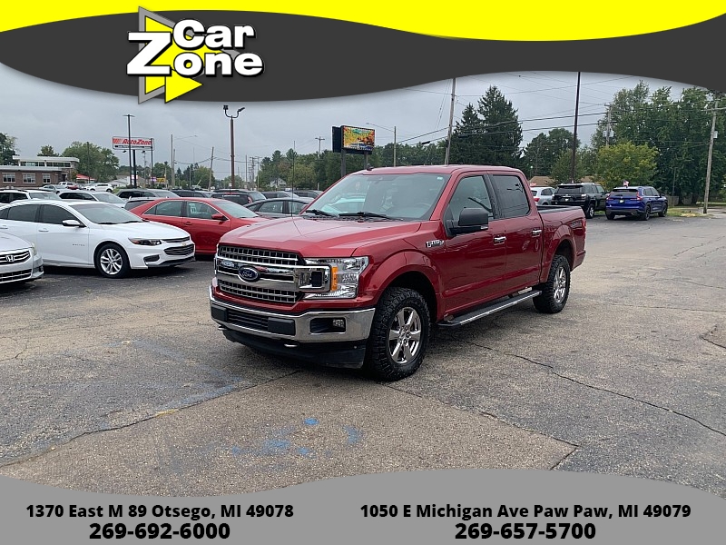 Used 2019  Ford F-150 4WD SuperCrew XLT 5 1/2 at Car Zone Sales near Otsego, MI