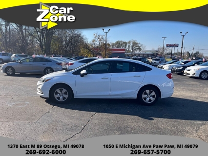 Used 2017 Chevrolet Cruze 4d Sedan LS Auto at Car Zone Sales near Otsego, MI