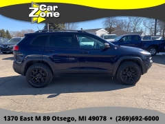 Used 2015  Jeep Cherokee 4d SUV 4WD Trailhawk V6 at Car Zone Sales near Otsego&comma; MI