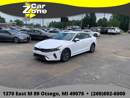 Used 2021 Kia K5 LXS FWD at Car Zone Sales near Otsego, MI