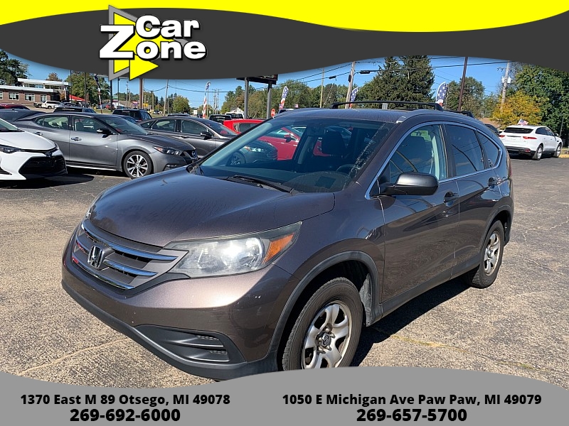 Used 2012  Honda CR-V 4d SUV FWD LX at Car Zone Sales near Otsego, MI