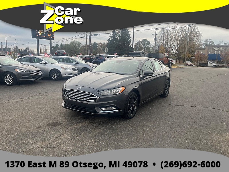 Used 2018  Ford Fusion 4d Sedan SE AWD at Car Zone Sales near Otsego&comma; MI